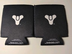 Destiny Loot Crate Exclusive Merch RARE – Valor & Glory Koozie Set, Never Used!
