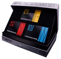 Metal Gear Solid Snake Limited Pal Link Key Card x3 Figure Box SET MGS Konami