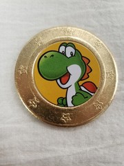 Super Mario Frankford Collectible Coins OPENED SET OF 8 INCLUDING 1 RARE COIN