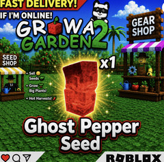 [🐶] Ghost Pepper SEED | Roblox GROW A GARDEN 2 | GAG 2 | Fast & Easy