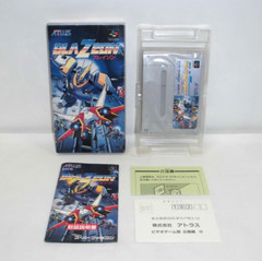 SNES — BLAZEON — NEW! Popular shooter. Super famicom. Japan game. 12804