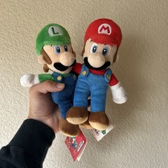 Mario & Luigi 2010 Plushies (Sanei & Global Holdings) W/ Tags