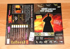 Vintage Sudden Strike German Card Ad / Flyer Advertisement