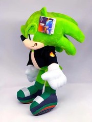 Mexico Scourge Evil Sonic Plush 15” Sonic The Hedgehog Mexican Bootleg Toy RARE