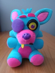 Funko Toys FNAF Five Nights at Freddy’s Foxy 8″ Blue Neon Blacklight Plush