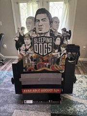 Sleeping Dogs Game Stop Standee Store Display – See Description.