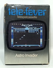 TELE-FEVER ASTRO INVADER EUROPEAN PAL VIDEO GAME BOXED COMPLETE SCHMID TVG 2000