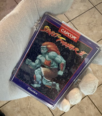 CAPCOM STREET FIGHTER II PROMOTIONAL 8 CHARACTER CARDS MINT IN PLASTIC CASE
