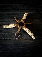 Bone Charm Set, Unique Collectible Inspired by Dishonored 2, Ancient Art Prop