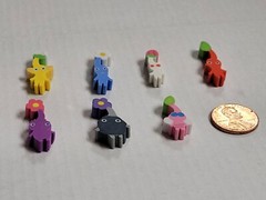 Pikmin 3 Mini Eraser Set (2023) Brand New Japan Import Full Set of 12 in Bottle