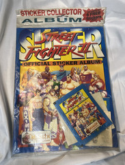 Merlin Collections Street Fighter II Sticker Collector Album Ryu Ken