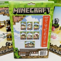 Minecraft Overworld Bundle Animal Mobs & Utility Pack Paper Craft Jazwares -2013