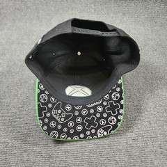 Xbox Snapback Hat Cap Adult Bioworld Black Green Gaming One Size