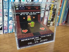 The Legend of Zelda Anniversary, CUSTOMIZABLE Handmade Diorama-Retro Cube-Fanart