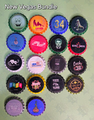 Fallout Bottlecaps All 7 Bundles – 126 Caps – Handmade/unofficial