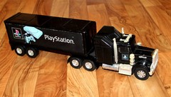 Playstation 1 PS1 Buddy L Semi Truck Tractor Trailer Logo Rare Collectible