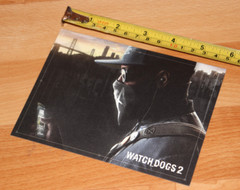 Watch Dogs 2 Ubisoft PS4 Xbox One Card Set / Artwork / Art card / Envelope