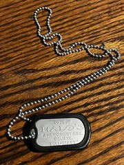 Halo 3 Walmart Dog Tag 09.25.07 Promo “A Hero Must Rise”