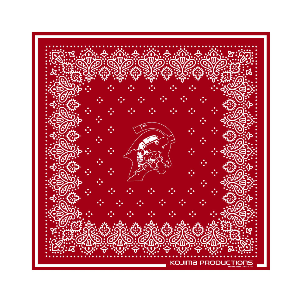 Kojima Productions Logo Bandana RED Official Japan Death Stranding NEW