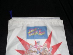 Super Street Fighter II 2 Turbo Promo Vinyl Cinch Bag Capcom Fujisawa