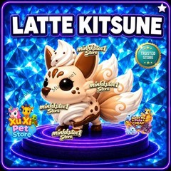☕ Latte Kitsune | MFR/NFR/FR Mega Neon Adopt Pet Combo -Trusted- Fast Delivery ⚡