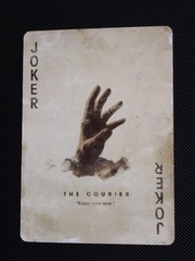 Fallout New Vegas The Courier Playing Card New Vegas Collectors Edition