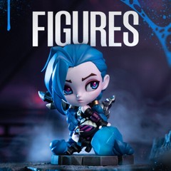 League of Legends ARCANE JINX Figures Art Toys Official Merchandise