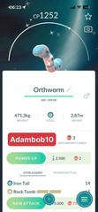Pokémon Go – Shiny Orthworm – Mini PTC or Trade 1 Million Stardust