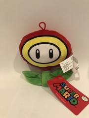 Super Mario Plush Nintendo Mushroom Star Plant Set Of 4 6” Plush New