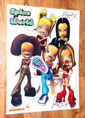 1998 Banjo-Kazooie / Spice World N64 PS1 Nintendo Vintage very Rare Poster