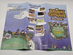 2005 Animal Crossing Wild World Nintendo DS Promo Brochure Fold Out Rare