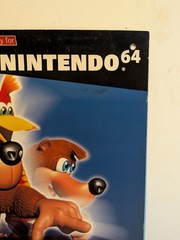 N64 Banjo Kazooie Promo Poster Nintendo 64 Store Display Promo Sign Rare