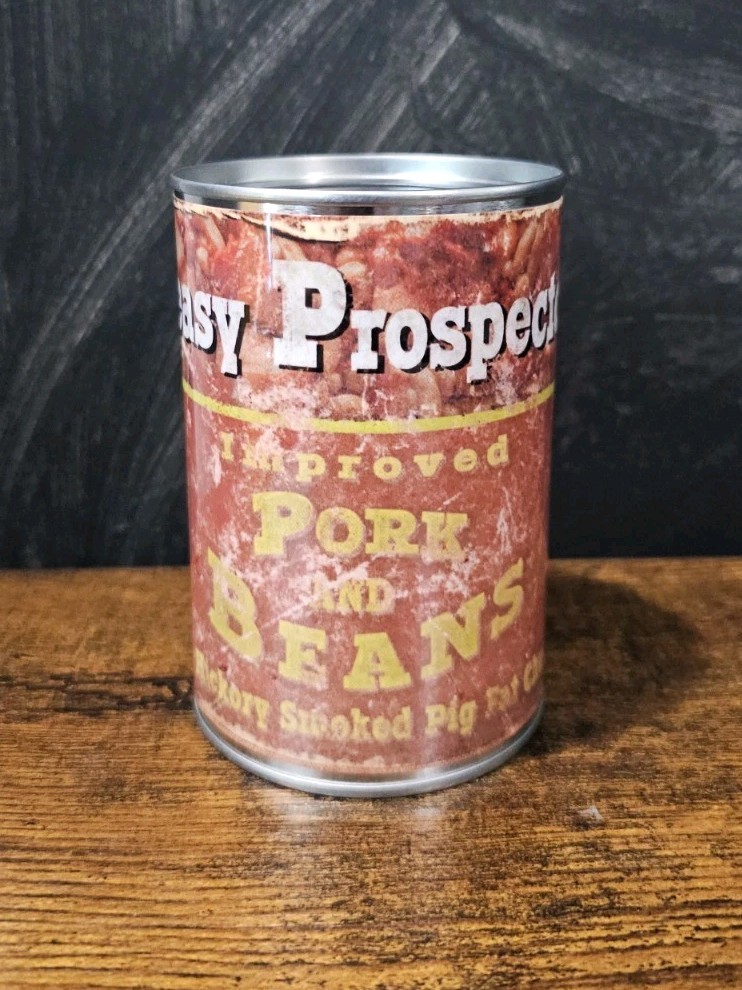Fallout Inspired Greasy Prospector Pork And Beans Stash Can Prop *Handmade*