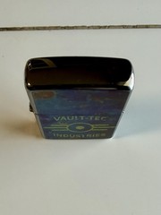 FALLOUT VAULT-TEC FLIP LIGHTER (Vault-Tec Blue) Comes In Tin Gift Case
