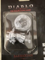 Diablo The Roleplaying Game Barbarian Axe Mini Figure – Blizzcon 2023 *DAMAGED*