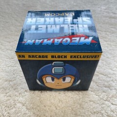 MEGAMAN HELMET SPEAKER ARCADE BLOCK EXCLUSIVE USB 3.5mm Blue Capcom