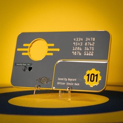 Fallout 3 Vault 101 Limited Edition Security Keycard Replica – NUMBERED
