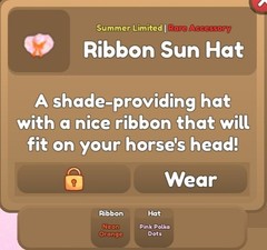 Wild Horse Islands – Ribbon Sun Hat