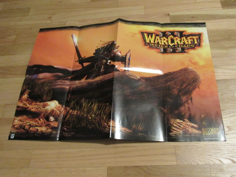 Warcraft 3 Reign of Chaos Development Team Poster Two sided