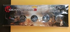 Gears of War 3 – 5 Piece Button Set NECA Epic Games 2011 New Sealed
