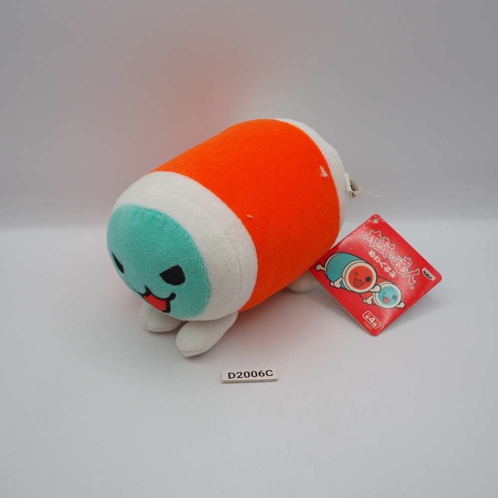 D2006C Taiko no Tatsujin Drum Namco Banpresto 2012 Plush 6″ TAG Toy Doll Japan