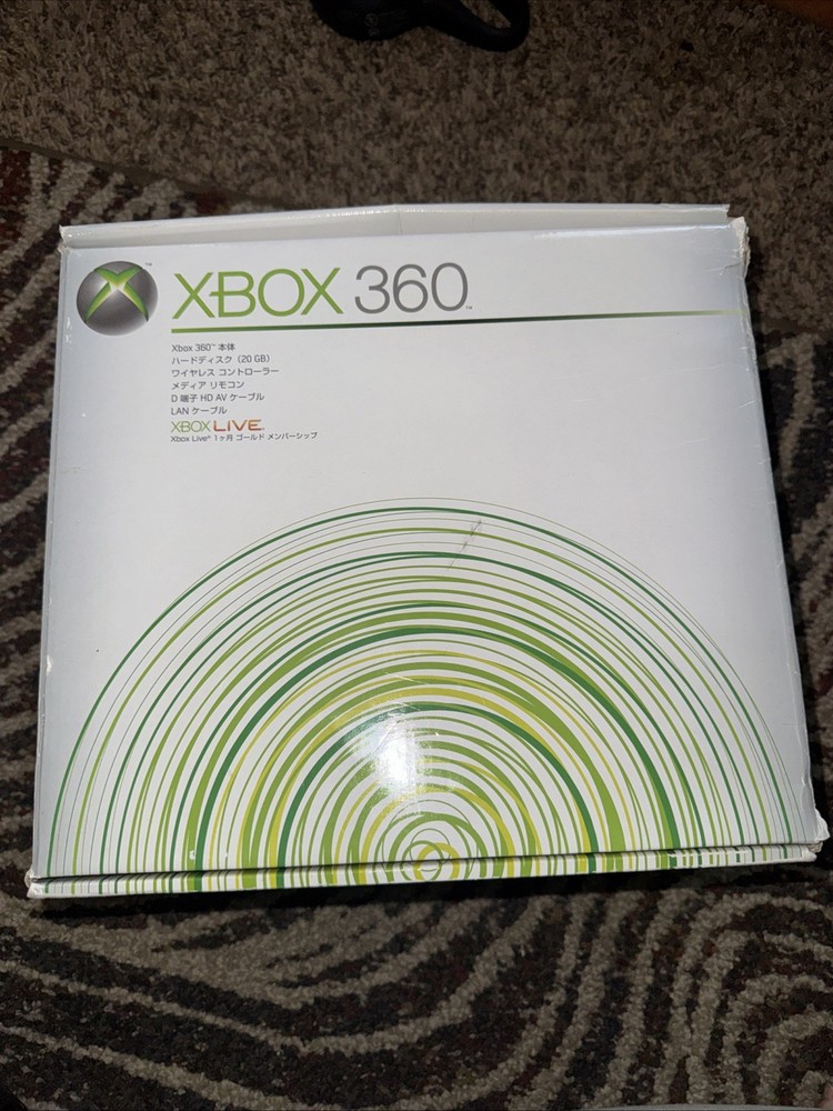 Xbox 360 Arcade Limited Edition COLLECTORS EDITION (Japan) US SELLER READ 👇