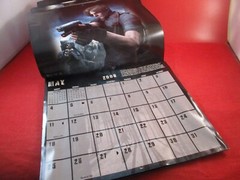 Resident Evil 2008 Promotional Calendar w/ Unused Sticker Sheet by Prima Games