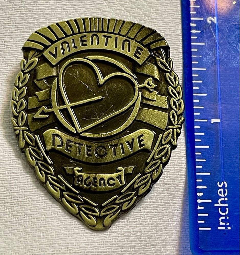 Fallout Valentine Detective Agency Enamel Pin Hat Backpack Badge Brooch Lapel