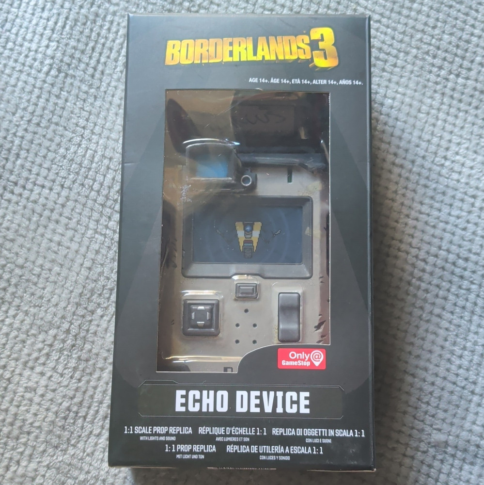 ThinkGeek Borderlands 3 Echo Device 1:1 Scale Prop Replica Light & Sound
