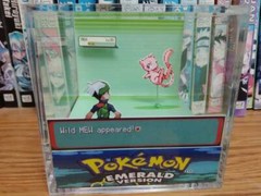 Pokemon Mew Encounter Handmade Diorama – Gameboy Gaming / Retro Cube-Fanart