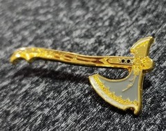 Leviathan Axe God of War Gold Pin