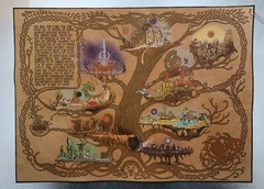 God Of War Ragnarok Custom Made Cloth Map of Yggdrasil 9 Realms