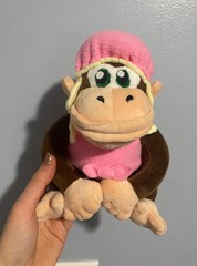 8″ Dixie Kong Handmade Mario DK Monkey Plush Stuffed Animal Custom