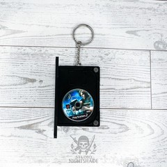 Resident Evil 4 Mini PS2 Game Case Keychain Magnetic Opening Functional Disc